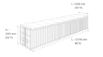 CONTAINER MARITIME OPEN TOP 40 PIEDS – Image 4